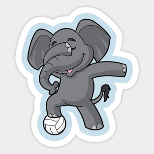Volleyball Elephant Player Coach Team Mom Tournament Sticker